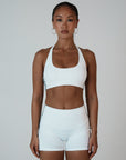 RACER SPORTS BRA IVORY - COMING SOON