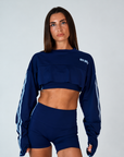 CROPPED JERSEY NAVY - COMING SOON