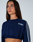 CROPPED JERSEY NAVY - COMING SOON