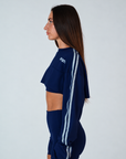 CROPPED JERSEY NAVY - COMING SOON