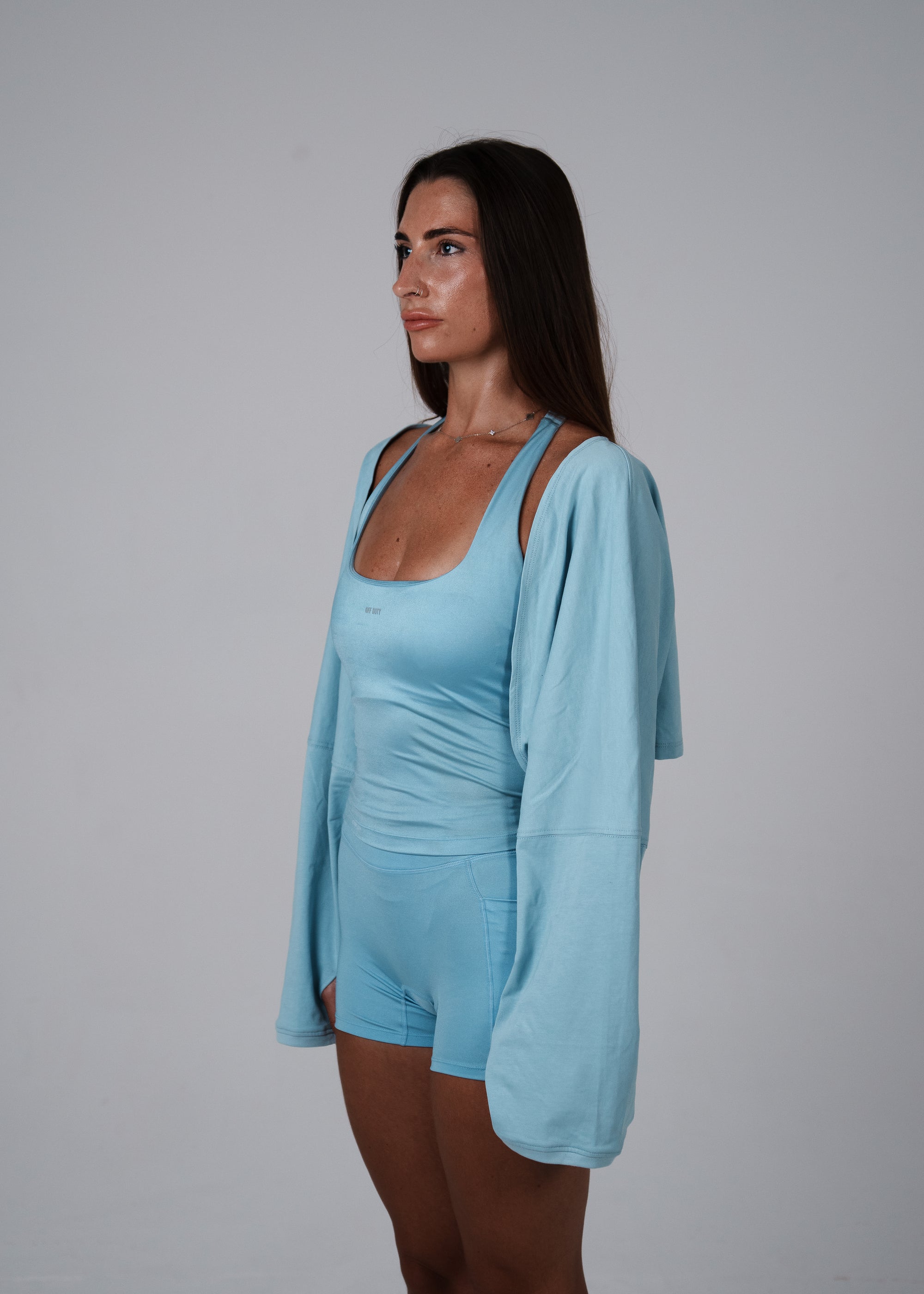 COTTON BOLERO BABY BLUE