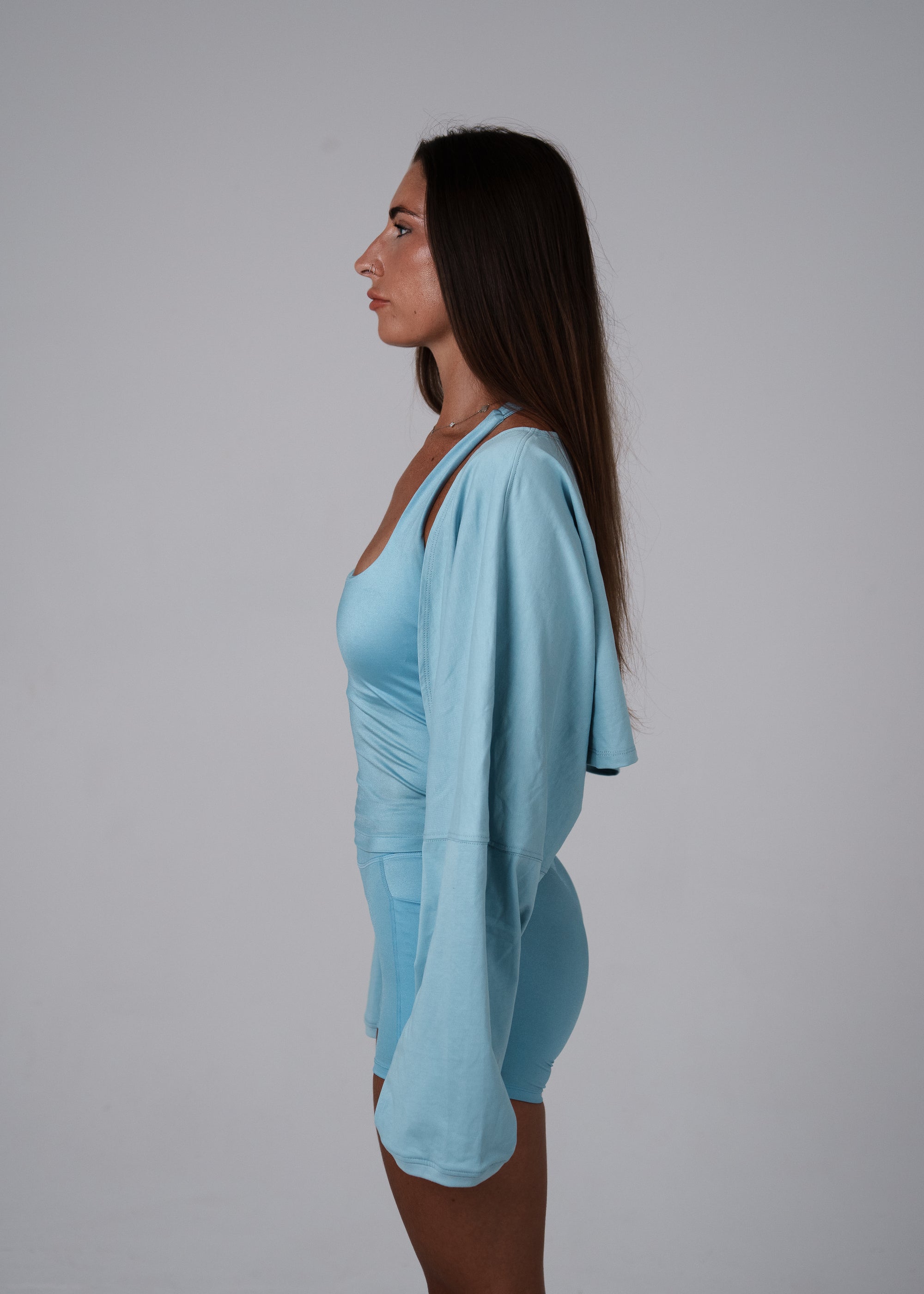 COTTON BOLERO BABY BLUE