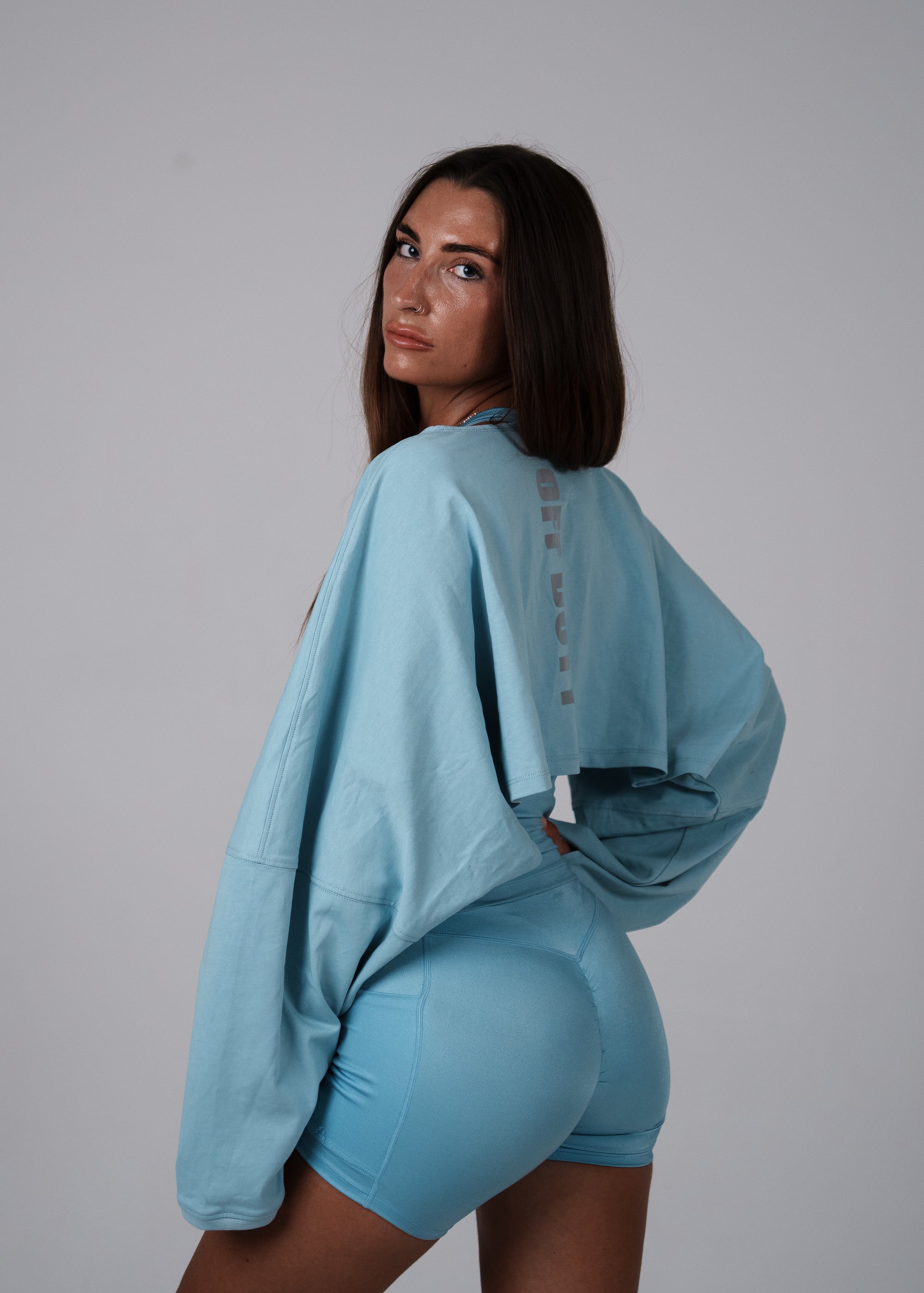 COTTON BOLERO BABY BLUE