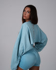 COTTON BOLERO BABY BLUE