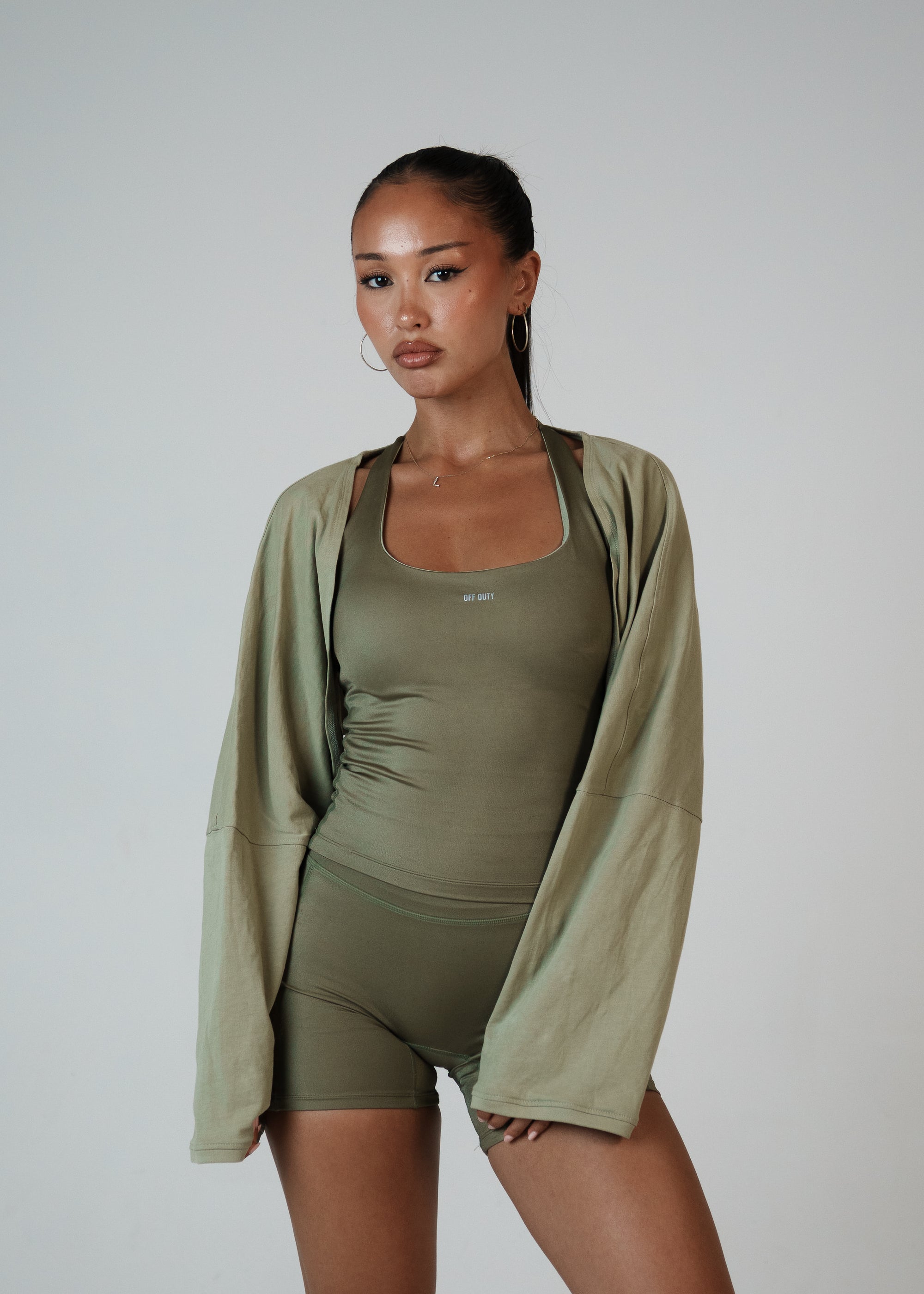 COTTON BOLERO KHAKI