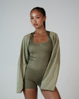 COTTON BOLERO KHAKI
