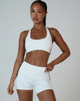 RACER SPORTS BRA IVORY - COMING SOON
