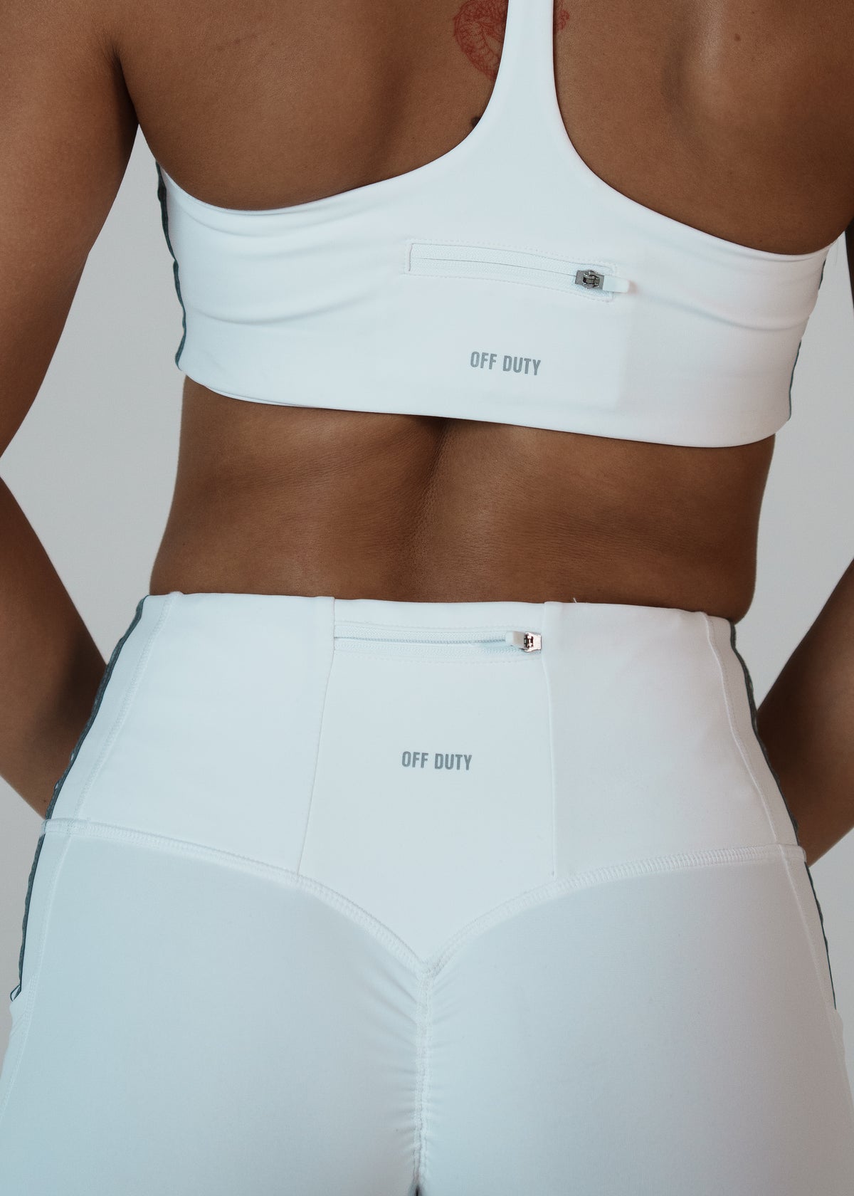 RACER SPORTS BRA IVORY - COMING SOON