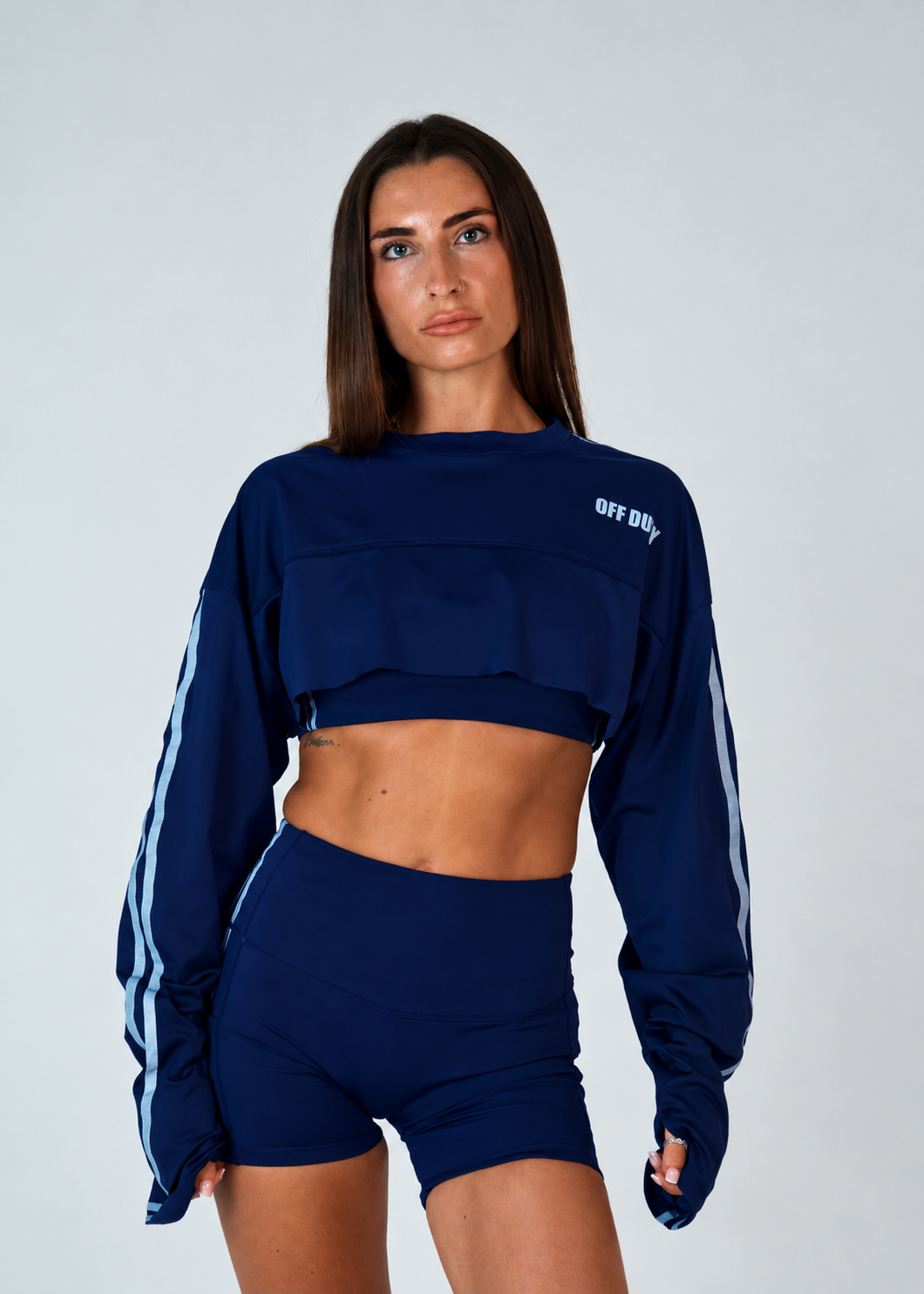 CROPPED JERSEY NAVY - COMING SOON