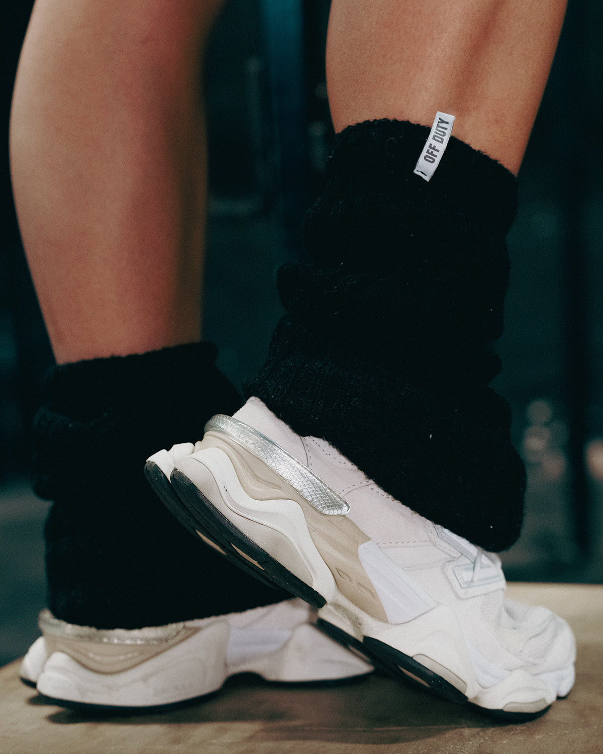 OFF DUTY signature leg warmers